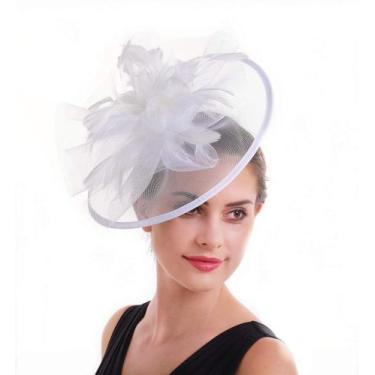 Imagem de Chapéu Fascinator SAFERIN Butterfly para casamento em Kentucky Derby
