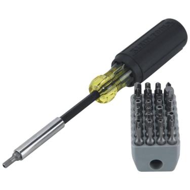 Imagem de Chave de Fenda Magnética com Bits Robustos, KLEIN TOOLS 32510, Preto