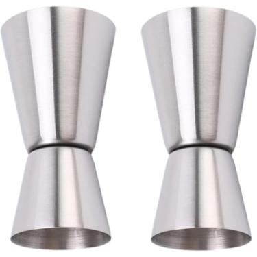 Imagem de Copo de medição Jigger Spirit aço inoxidável mede ferramenta de medida de coquetel para bebidas de uísque vinho