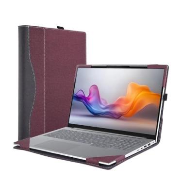 Imagem de Capa para laptop Lenovo ThinkBook 16 G8 IRL / G7 IML ARP para ThinkBook 16 G6 IRL ABP [Do Check Model] Bolsa removível para notebook PU acessórios com orifício de dissipação de calor (Vinho tinto)