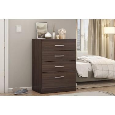 Imagem de Cômoda De Quarto Astral C- 4 Gavetas Cafe Touch - Demóbile