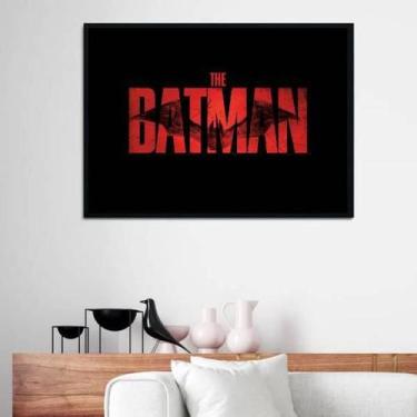 Imagem de Quadro Decorativo Batman Preto E Vermelho - Quadros On-Line