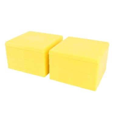 Imagem de aqxreight 12 PCS Blocos de Nivelamento para RV Almofadas Empilháveis ​​intertravadas para Reboques de Viagem, Campistas e Caminhões de Nivelamento Portátil Com Suporte de Bolsa de Armazenamento