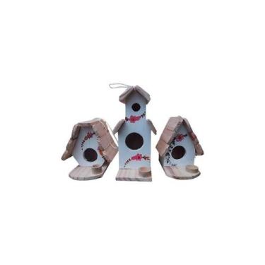 Imagem de Mini Casinha Mini Casinha Dois Andares e Mini Chalé para Decorar Enfei