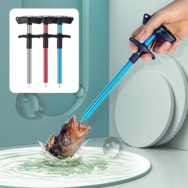 Imagem de Ferramenta de remoção de anzol, alicate de pesca, ferramenta de remoção de anzol de alumínio, desenganchador de água doce e salgada, removedor de liga de alumínio, ferramenta de desenganchamento de