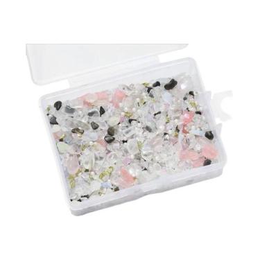 Imagem de Cristais De Vidro Mistos E Pedras Trituradas 50g Para Resina Epóxi, En