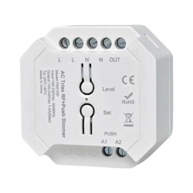 Imagem de Dimmer LED Sem Fio De 4 Zonas 110V 220V 230V Com Interruptor E Control