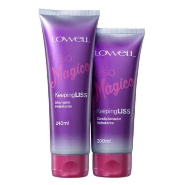 Imagem de Kit Shampoo E Condicionador Lowell Liso Mágico - Pequeno