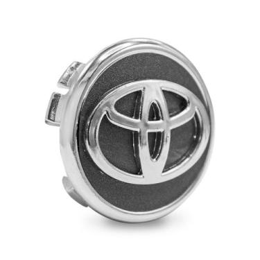 Imagem de Calotinha Tampa Miolo Roda Toyota Corolla 2002 2018 Grafite - DCAPS