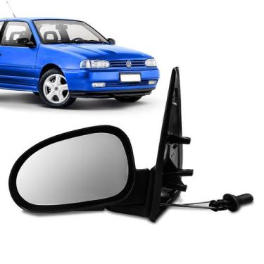 Imagem de Retrovisor Gol Parati Bola 2 portas 95 99 com controle Lado Esquerdo M