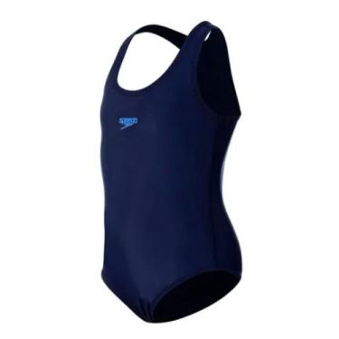 Imagem de Maiô Speedo Body Juvenil Natação Hidroginástica Vital 3 -, Azul marinh