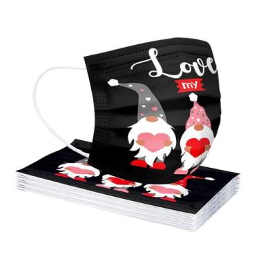 Imagem de Máscara facial descartável HUOGUO Industrial 3Ply Ear Loop (10 unidade