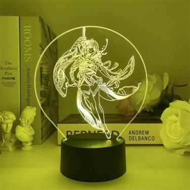 Imagem de Luz noturna LED 3D: Plants vs Zombies, Beelzebuls, mudança de cor - yi