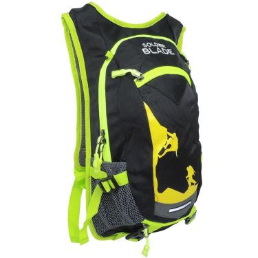 Imagem de Mochila de Hidratação Soldier Blade em Nylon com Reservatório 2 Litros - Preto/verde-Un...