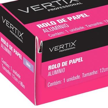 Imagem de Rolo de Papel Alumínio Para Tintura Color 12cm x 80m Ref 3233 Vertix