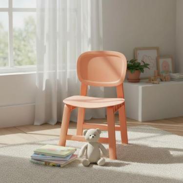Imagem de Cadeira Infantil Fofa Pipa Rivatti, Pêssego