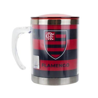 Imagem de Caneca Térmica Com Tampa 450ml - Flamengo-Unissex