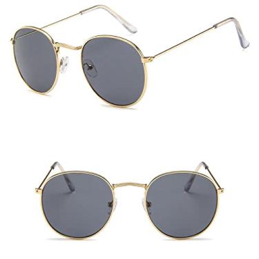 Imagem de Luxury Mirror Sunglasses Women/Men Lady Classic Round Sun Glasses UV400 Outdoor Oculos De Sol Gafas,3,China