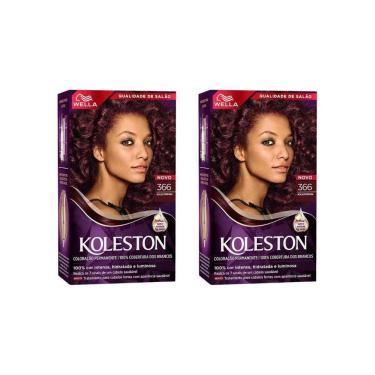 Imagem de Coloraçao Koleston 366 Acaju Purpura-Kit C/2Un