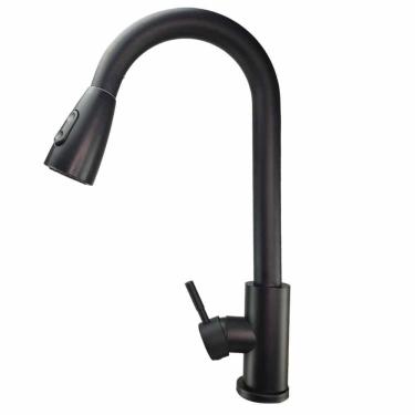 Imagem de Torneira Monocomando Pull Down Gourmet Agua Quente Fria Cozinha Bancada Cuba