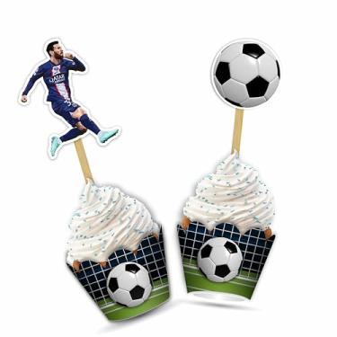Imagem de Seyal® Embalagem de cupcake de futebol americano