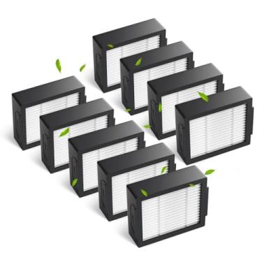 Imagem de Pacote com 9 filtros de alta eficiência 4639161 para peças de reposição iRobot, Roomba e, i & j Series e Roomba Combo i1+ i3 i3+ i4 i5 e j5 Series