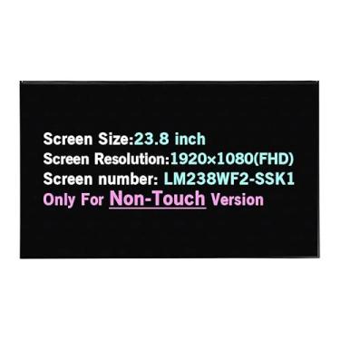 Imagem de Substituição de tela de 60.5 cm para Lenovo IdeaCentre 520-24IKU 520-24IKL 520-24AST 520-24ICB F0D1 F0D2 F0D3 F0DJ LM238WF2-SSK1 M238HCA-L3B FHD 1080P 38 Painel de exibição LCD 0PIN (apenas para