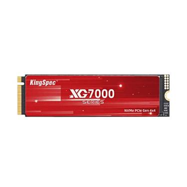 Imagem de KingSpec XG7000 2TB NVMe SSD PCIe 4.0-7400MB/s Velocidade de leitura, SSD interno 3D TLC NAND M.2 2280, compatível com PC para jogos, laptop, console PS5