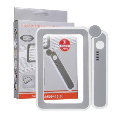 Imagem de Lupa de mão 4X Lupa para leitura de jornal de página inteira Lupa retangular com luzes LED brilhantes 3 brilho ajustável Ótimo presente para baixa visão/idosos type1