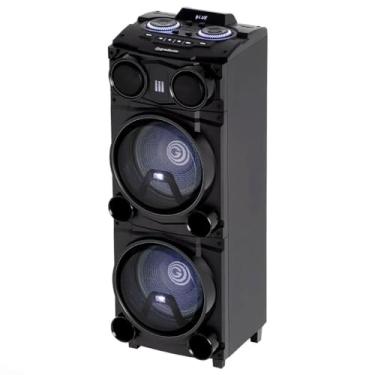 Imagem de TORRE DE SOM BLACK BASS BLUETOOTH 2xWOOFERS 12" Gradiente GDB12M 1800W Bivolt