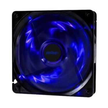 Imagem de Cooler Fan Basic Azul 4 Leds Para Gabinete 120mm x 120mm  - Pontogg