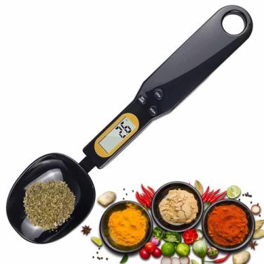 Imagem de Colher Medidora Balança Digital Lcd Dosadora Tempero Graos Cozinha Nut