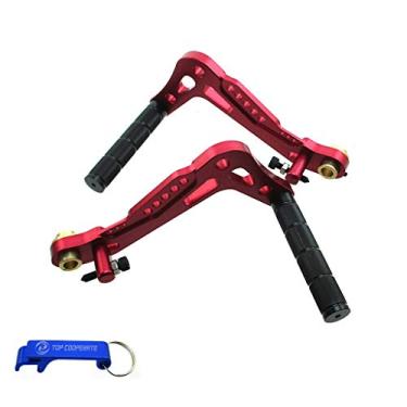 Imagem de TC-Motor Pedais de corrida ajustáveis de alumínio CNC para acelerador de freio para carrinho Go Kart