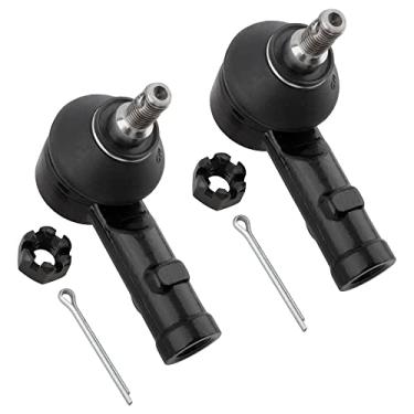 Imagem de BOXI 2 peças de elos de extremidade de direção externos dianteiros adequados para Hyundai Accent 1995-2005/Elantra 1996-2006/Tiburon 1997-2008 / para Kia Spectra 2004-2009 (2004: LX, EX)/Spectra5