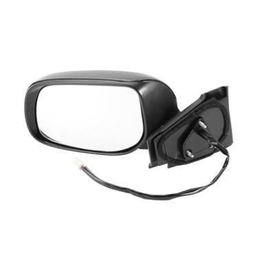 Imagem de Motoforti Espelho retrovisor lateral esquerdo de reposição para Toyota Yaris Hatchback 2007-2011 Nº 8794052660 Ajuste de espelho elétrico preto brilhante
