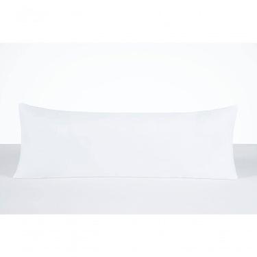 Imagem de Capa De Travesseiro Para Corpo Xuxão Suavitec Percal 180 Fios - Branco