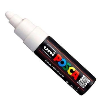 Imagem de KIT 3 Canetas Posca Branca PC-7M Uni