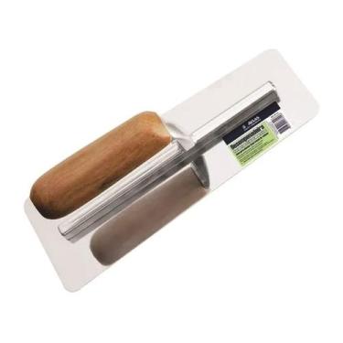 Imagem de Kit 2 Desempenadeira Efeitos Decorativos Aço Inox 25cm Atlas