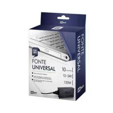 Imagem de Fonte Universal Para Notebook Mbtech GB54100 12V/24V 120W