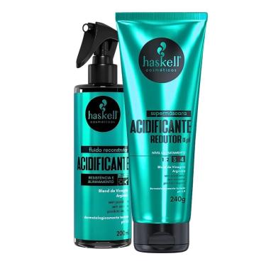 Imagem de Kit Fluído E Supermáscara Acidificante Haskell 200Ml/240G