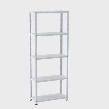 Imagem de Estante com Estrutura Metálica com 5 Prateleiras Espresso Móveis