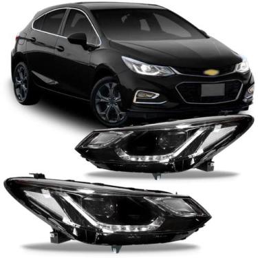 Imagem de Par Farol Cruze Elétrico Com Motor 2017 2018 2019 - TYC