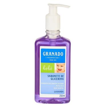Imagem de Sabonete Líquido De Glicerina Granado Bebê Lavanda 250ml Vegano E Livre De Parabenos