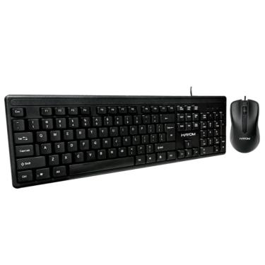 Imagem de Kit Teclado E Mouse Office Com Fio 1000dpi Tc3208 Preto Hayom [f086]