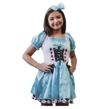 Imagem de Fantasia Princesa Maravilha Infantil Vestido Com Tiara Tamanho Pp