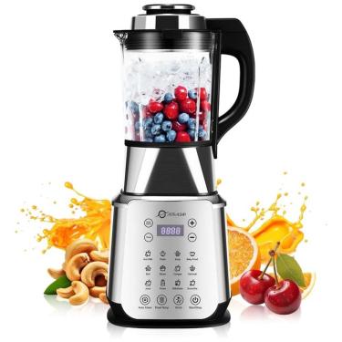 Imagem de Liquidificador Profissional ASTRALSHIP ASH01S de 1,7 Litros em Aço Inoxidável com Aquecimento e 1200W de Potência