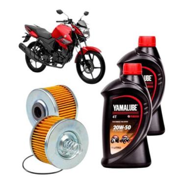 Imagem de FILTRO OLEO FAZER 150 xtz 150 crosser + OLEO GULF 20W50 top - YAMAHA