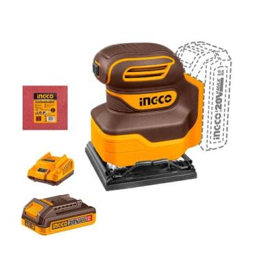 Imagem de Lixadeira Orbital 110x100 à Bateria Linha P20s INGCO, P20s, CSHSLI2014