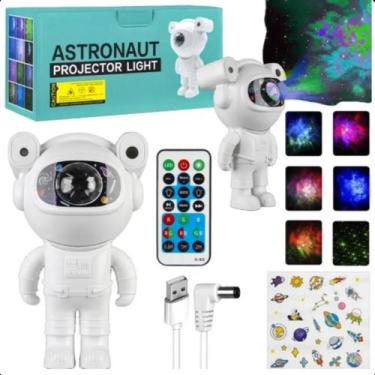 Imagem de Projetor Luz Astronauta Galáxia Nebulosa Som - LIPPIN