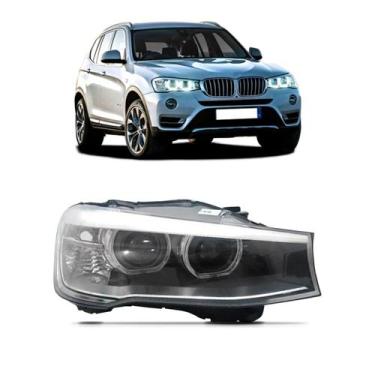 Imagem de Farol Bmw X3 2013 2014 2015 2016 Eletrico C/led Drl - TYC, Direito